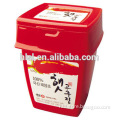 Plastic hot pepper container